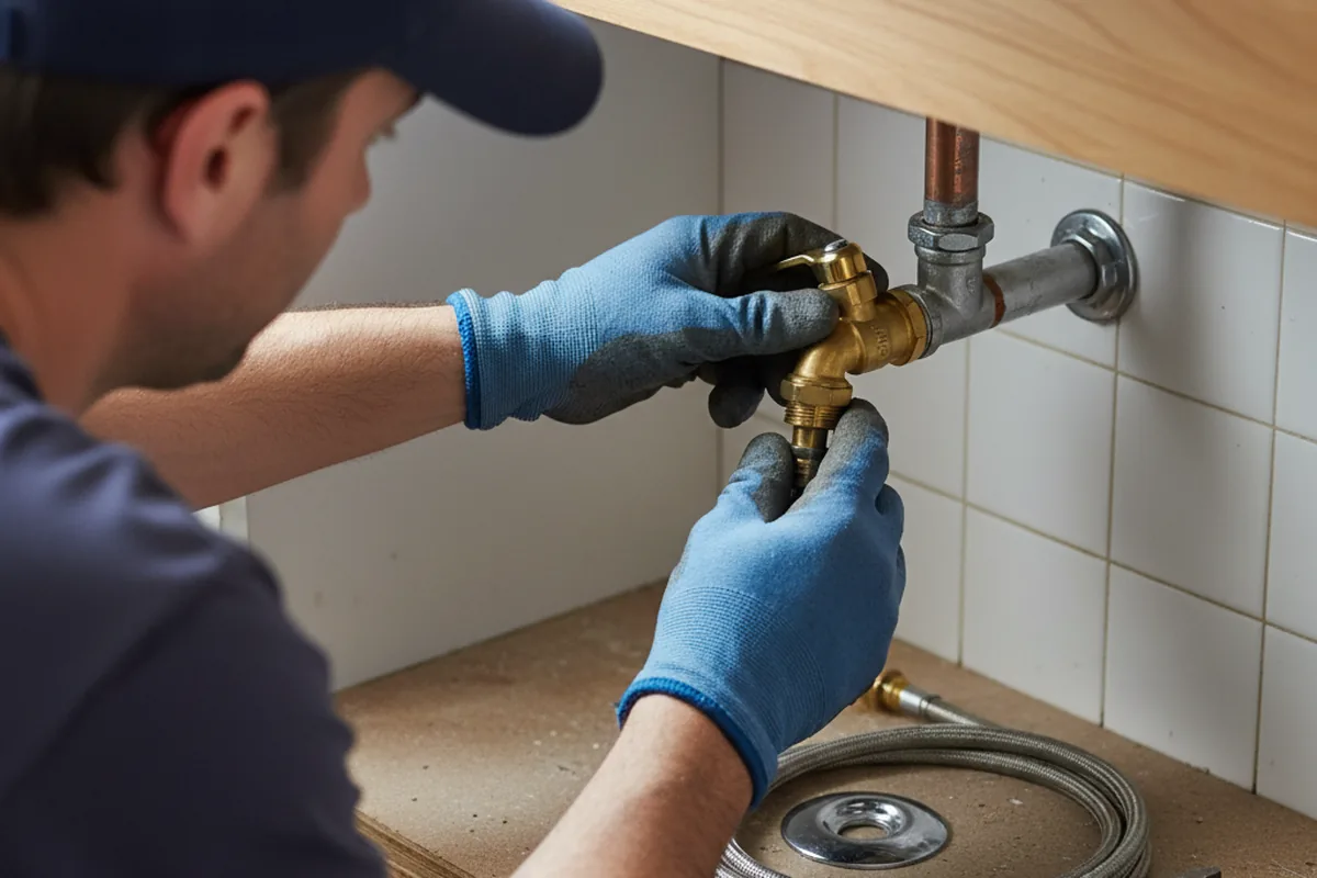 Shutoff valve and fitting work during Emergency Plumbing in Sullivans Island